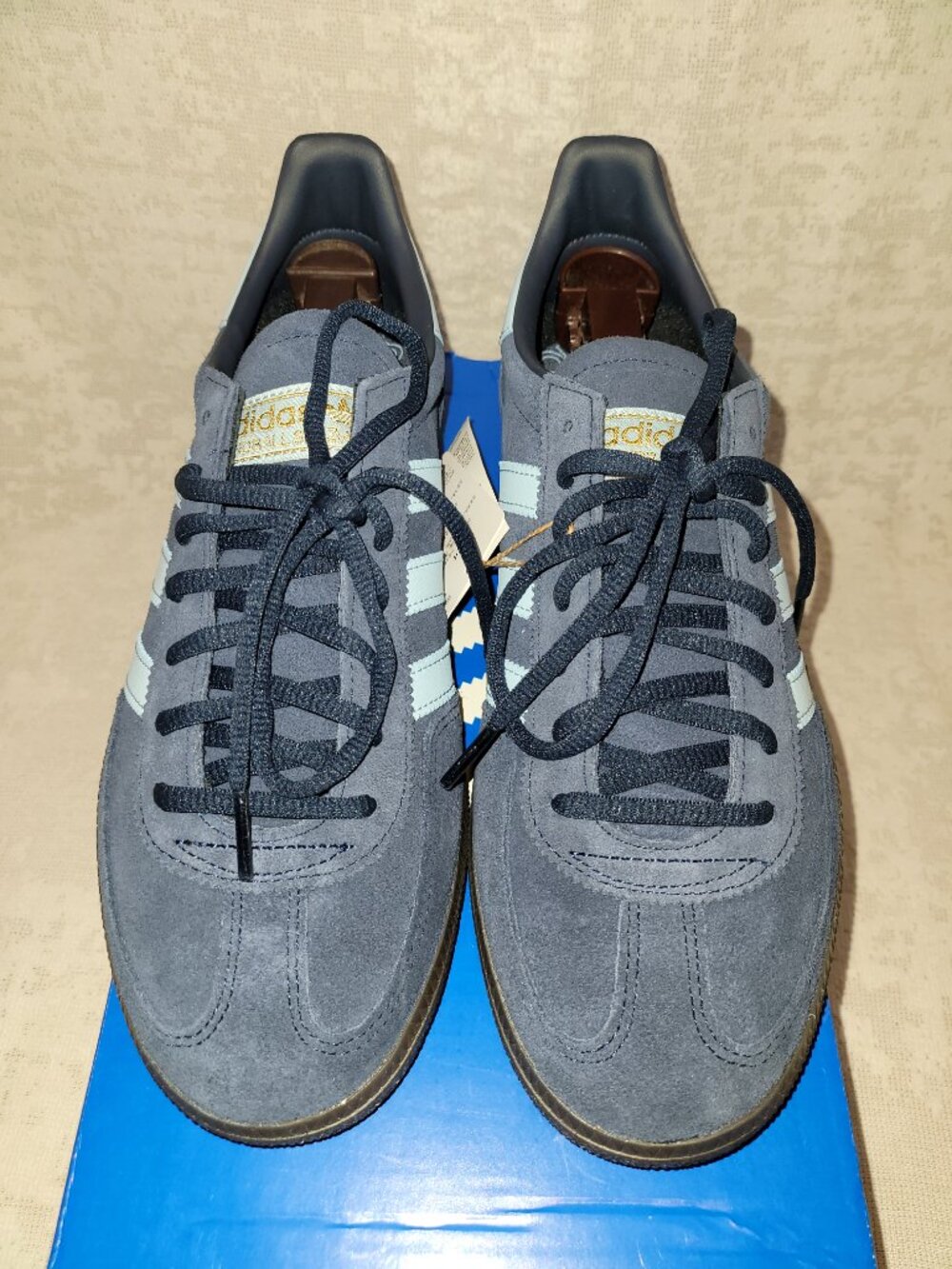 Adidas Handball Spezial Shoes Navy Blue Clear Sky BD7633 Mens Size 8.5 BRAND NEW - Picture 12 of 16